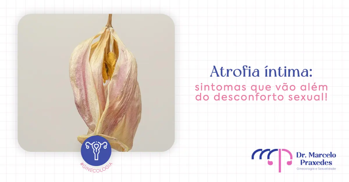 Atrofia íntima: sintomas que vão além do desconforto sexual!